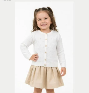 HIRKA 1-2-3-4 YAŞ 2103 KIZ  ÇİFT DESENLİ KIZ TRİKO