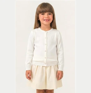 HIRKA 5-6-7-8 YAŞ 2098 KIZ  PİLELİ DESENLİ KIZ TRİKO