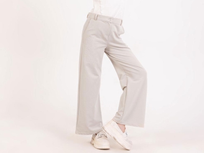 PANTOLON 13-14-15-16 YAŞ 20342-2 KIZ SARMAL NAKIŞLI PANTOLON