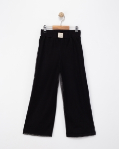 PANTOLON 6-7-8-9 YAŞ 1592-3 KIZ FİLE DETAYLI 2 İP EŞOFMAN