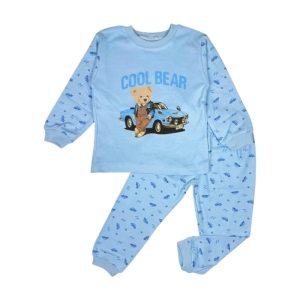 PİJAMA 4-5-6 YAŞ 4088 ERKEK COOL BEAR 2Lİ TAKIM
