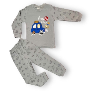 PİJAMA 6-9-12 AY 5538 ERKEK TAXI ARABA 2Lİ TAKIM