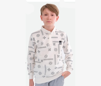 SWEAT 1-2-3-4 YAŞ 1308 ERKEK DESENLİ 2 İP