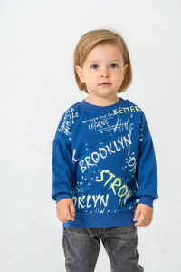SWEAT 1-2-3-4 Yaş 12463 ERKEK ERKEK İKİİP BROOKLYN STRON TEK SWEAT
