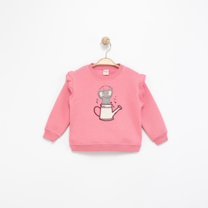 SWEAT 2-3-4-5 YAŞ 1451-2 KIZ FİL APLİKELİ SWEAT
