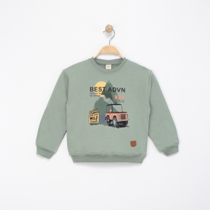 SWEAT 6-7-8-9 YAŞ 9948-3 ERKEK BEST ADVN BASKILI SWEAT