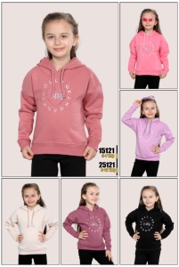 SWEAT 8-9-10-11-12 YAŞ 25121 KIZ İFBA KAPŞON HAPPY
