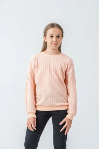SWEAT 9-10-11-12 YAŞ 12513 KIZ KIZ CİGİLİ KUMAŞ TEK SWEAT