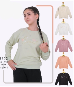 SWEAT 9-10-11-12 YAŞ 3503 KIZ TAŞLI