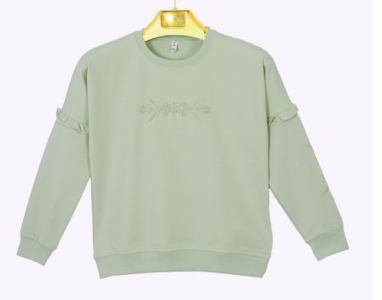 SWEAT 9-10-11-12 YAŞ 3505 KIZ 2 İP NAKIŞLI