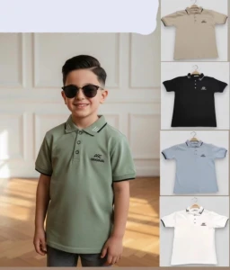 TİŞÖRT 9-10-11-12 YAŞ 10150 ERKEK YAKALI LİKRALI TİŞÖRT