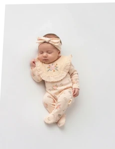 TULUM 3-6 AY 3001 KIZ ÖN ROBA NAKIŞLI DANTELLİ TULUM