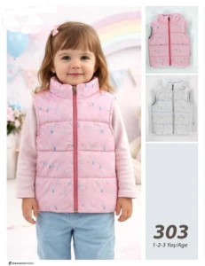 YELEK 1-2-3 YAŞ 303 KIZ YELEK ZO