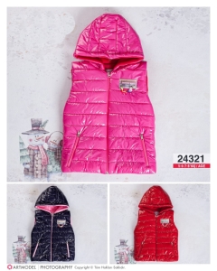YELEK 5-6-7-8 YAŞ 24321 KıZ MONCLER KAPİTONE YELEK