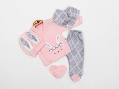 ZIBIN 0-3Ay BABYİM 1777 KıZ KULAKLI 5PRÇ