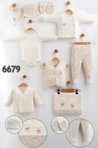 ZIBIN 1-3 AY 6679 KIZ BULUTLU KUS 10LU SET