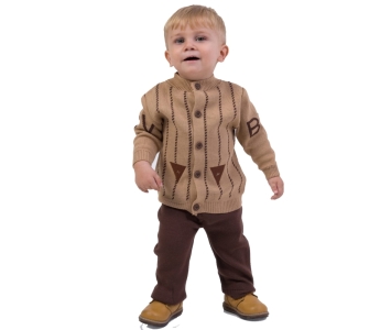 BEBE TK 6-9-12-18-24 AY 3018 UNISEX BV BİYELİ TAKIM