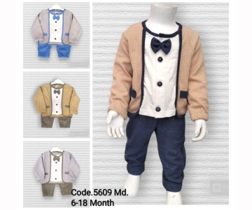 BEBE TK 6-9-12-18 AY 5609 ERKEK CEKETLİ PAPYONLU WFFL TK